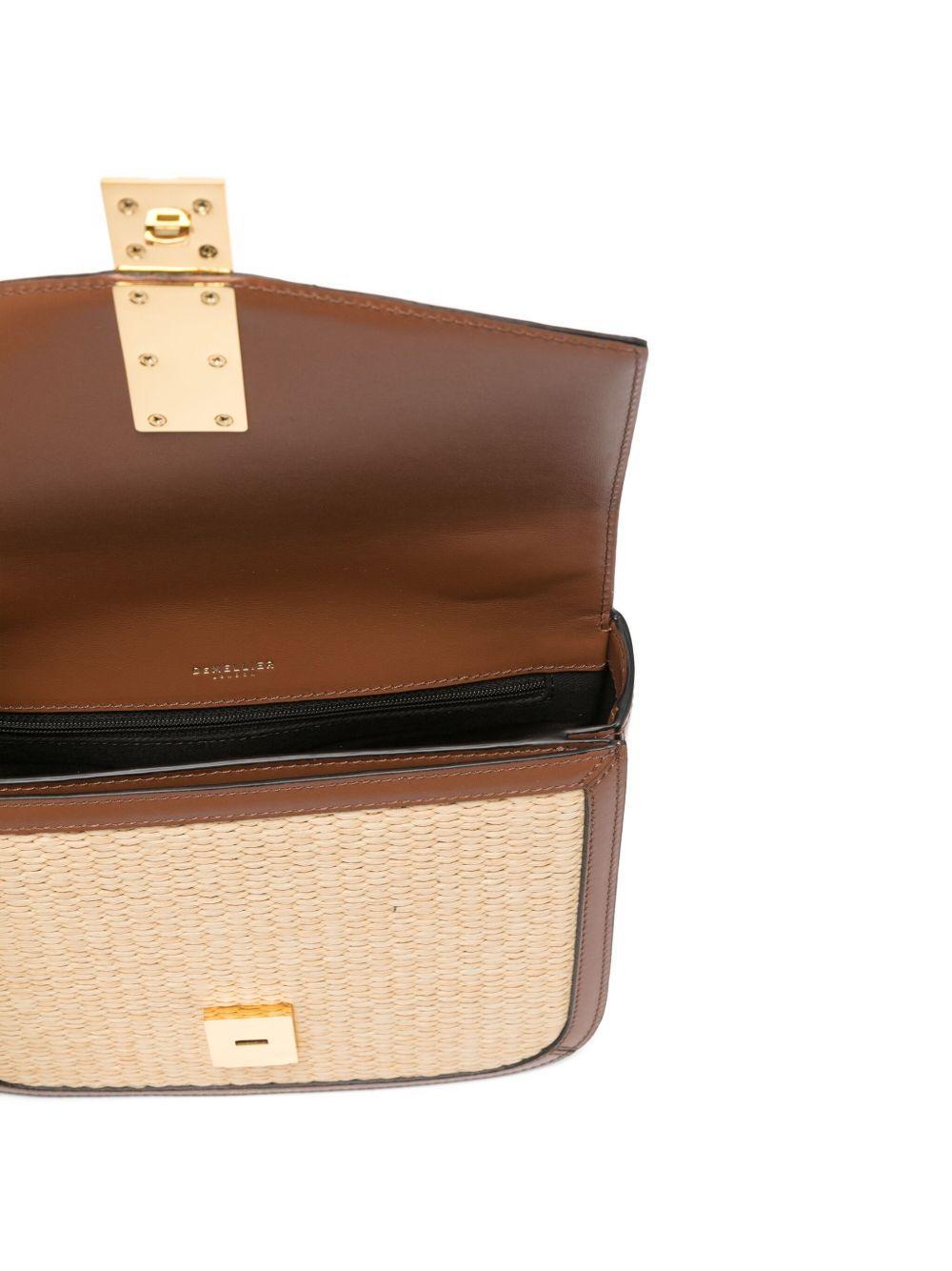 The Vancouver woven-raffia shoulder bag Product Image