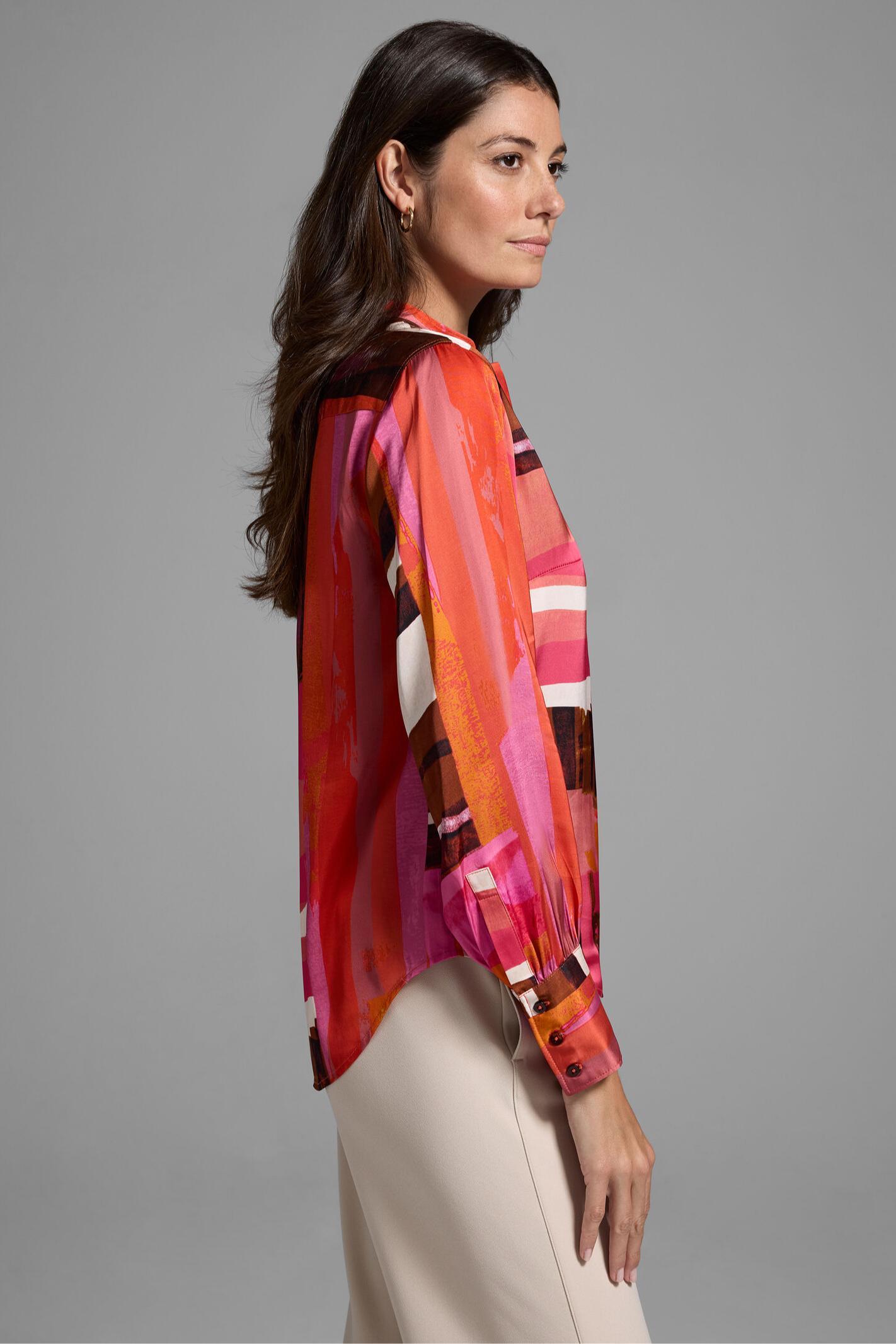 Artful Blocks Glossy Blouse Product Image