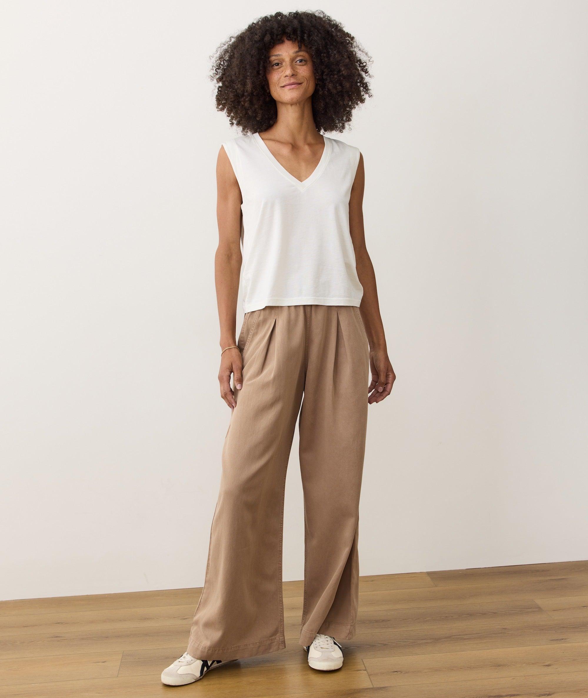 Pima Tissue V-Neck Tank Product Image