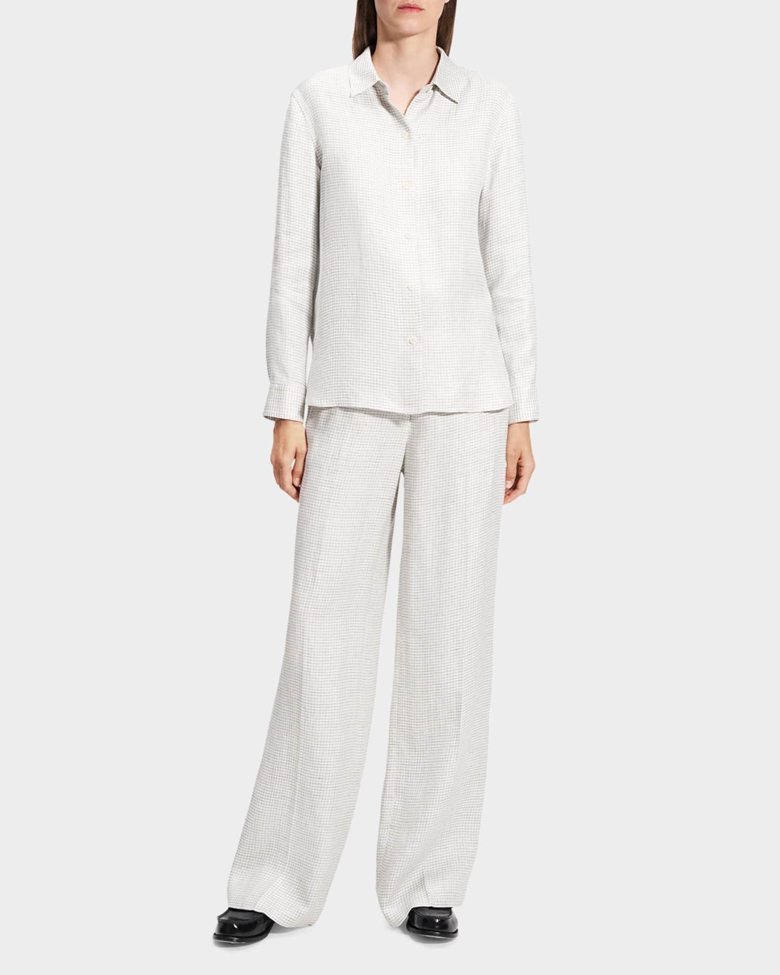 Long-Sleeve Straight Shirt Product Image