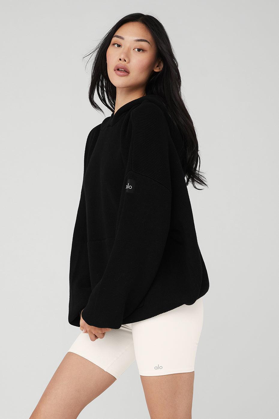 Scholar Hooded Sweater - Black Product Image