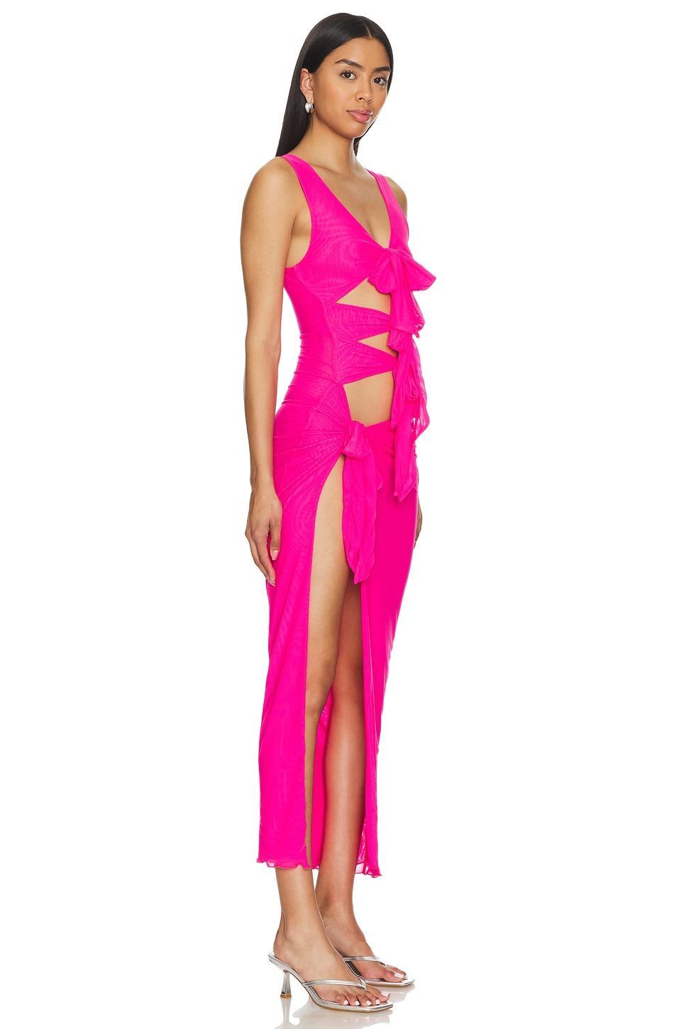 Nelly Sheer Maxi Dress superdown Product Image