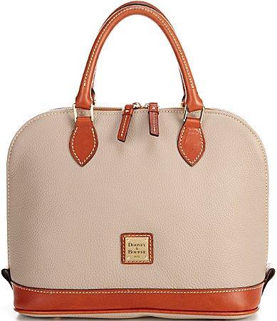 Dooney  Bourke Pebble Collection Zip Dome Satchel Bag Product Image