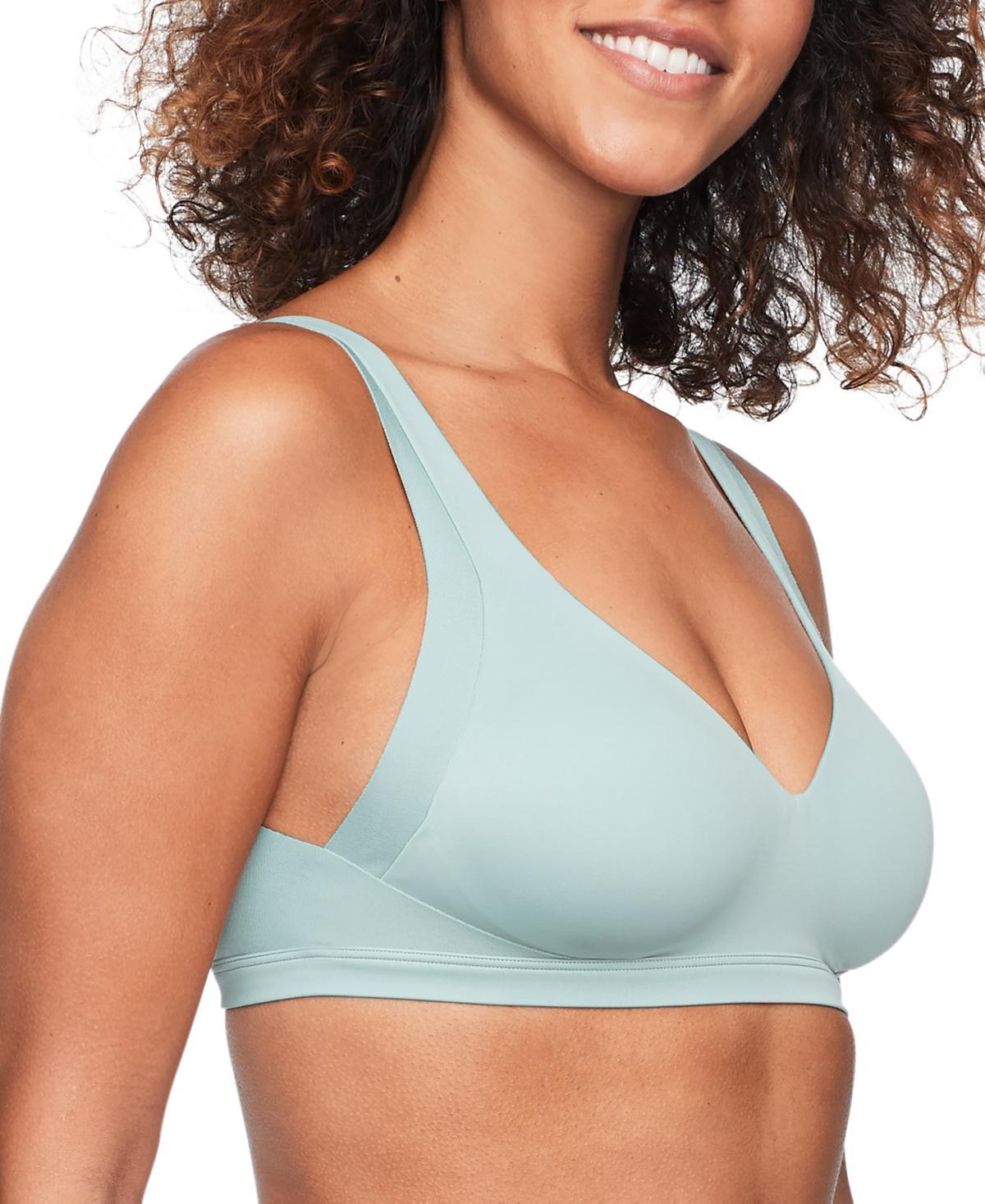 Warners No Side Effects® Underarm and Back-Smoothing Comfort Wireless Lightly Lined T-Shirt Bra RA2231A, Women's, Size: XL, Black Product Image