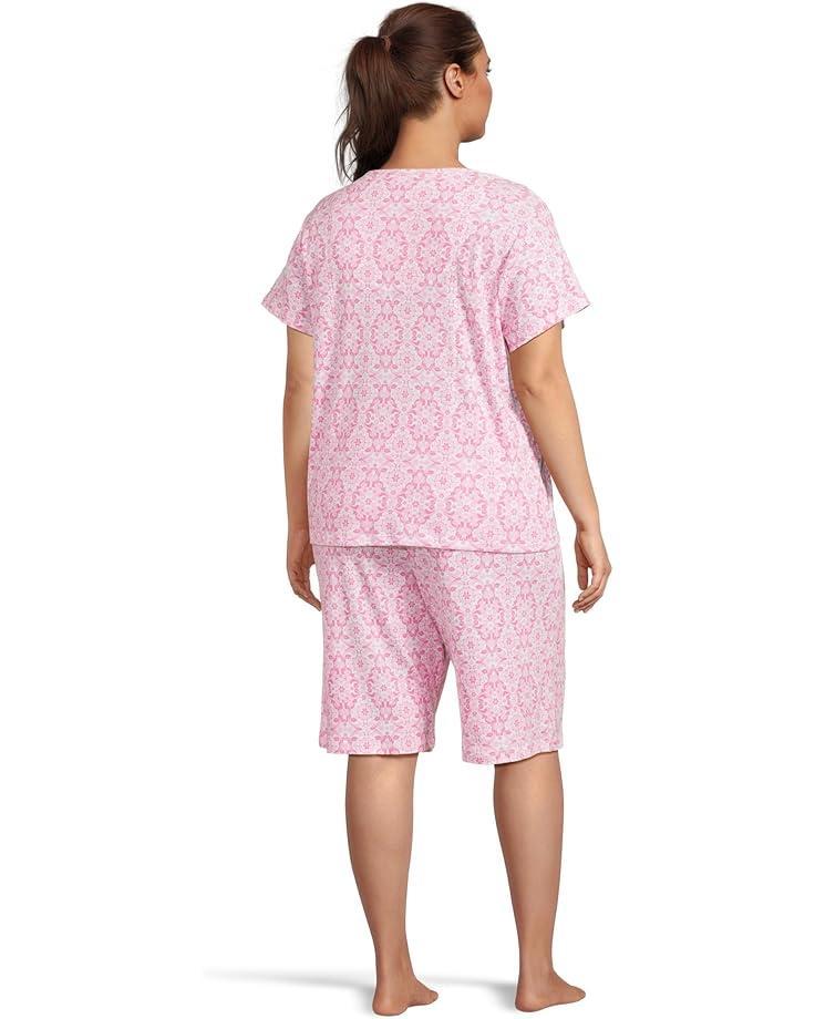Novelty Print Short Sleeve Bermuda Set Product Image