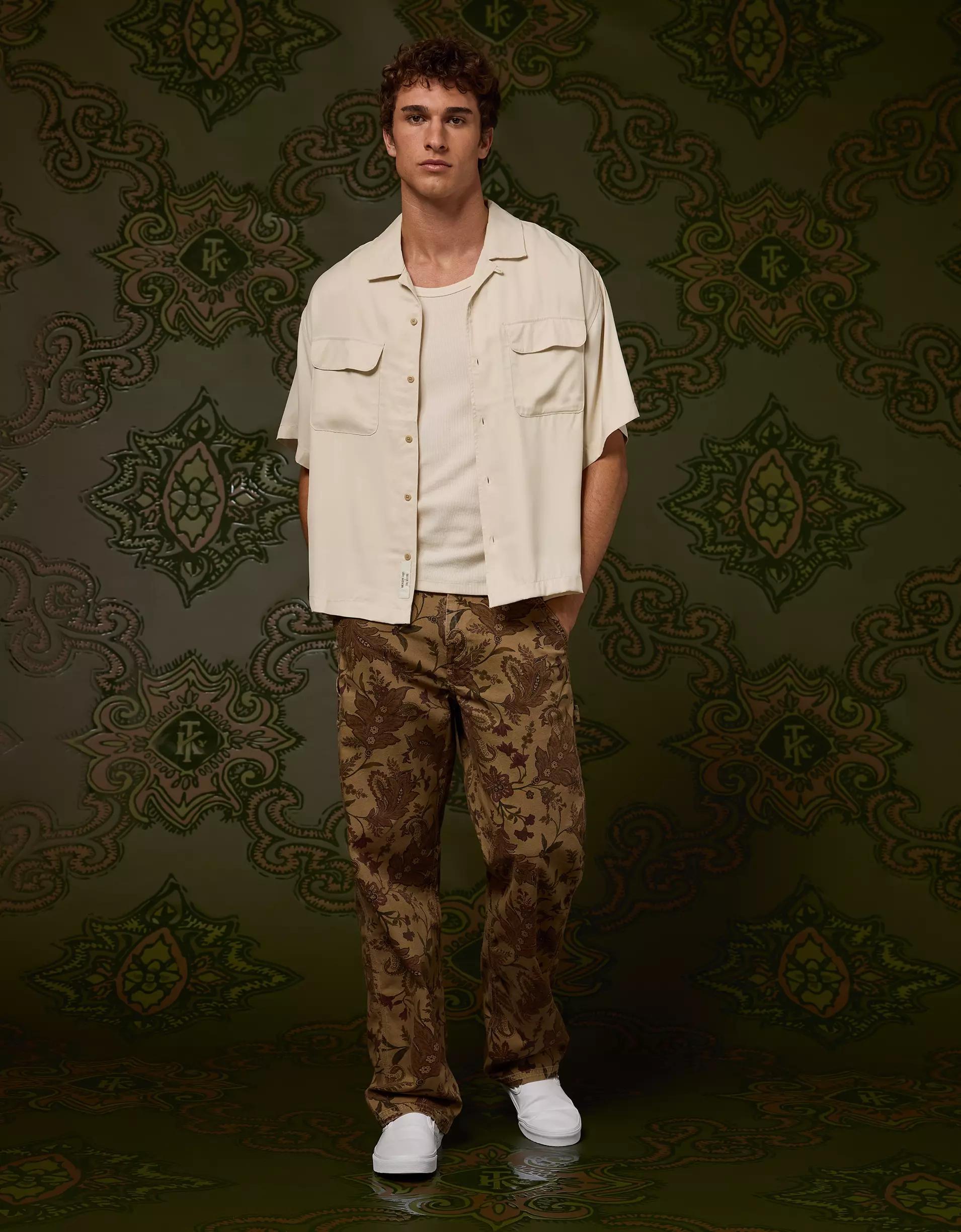 AE x Tru Kolors Short Sleeve Camp Shirt Product Image
