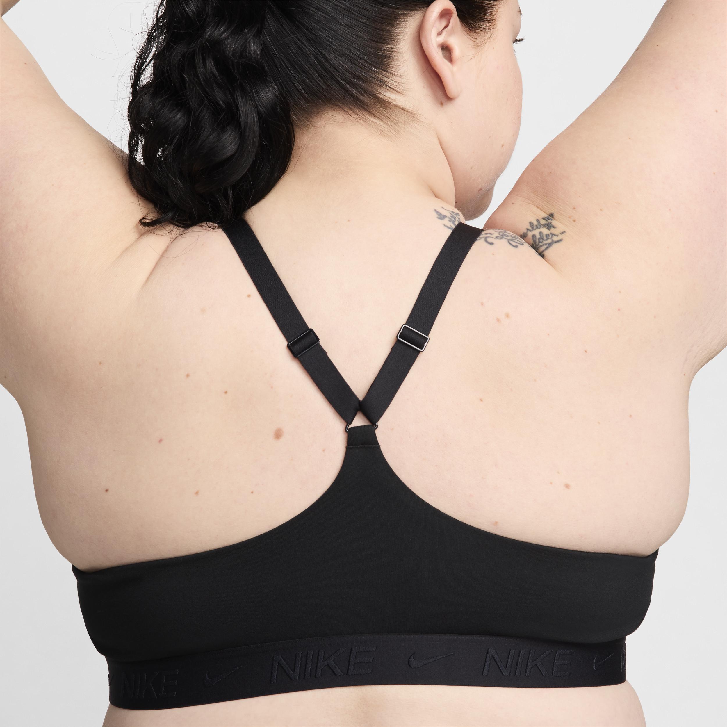 Plus Size Nike Indy Light Support Padded Sports Bra, Women's, Size: 1XL, Black Product Image