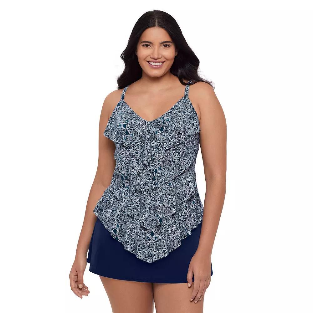 Womens Trimshaper Lena Tankini Swim Top Product Image