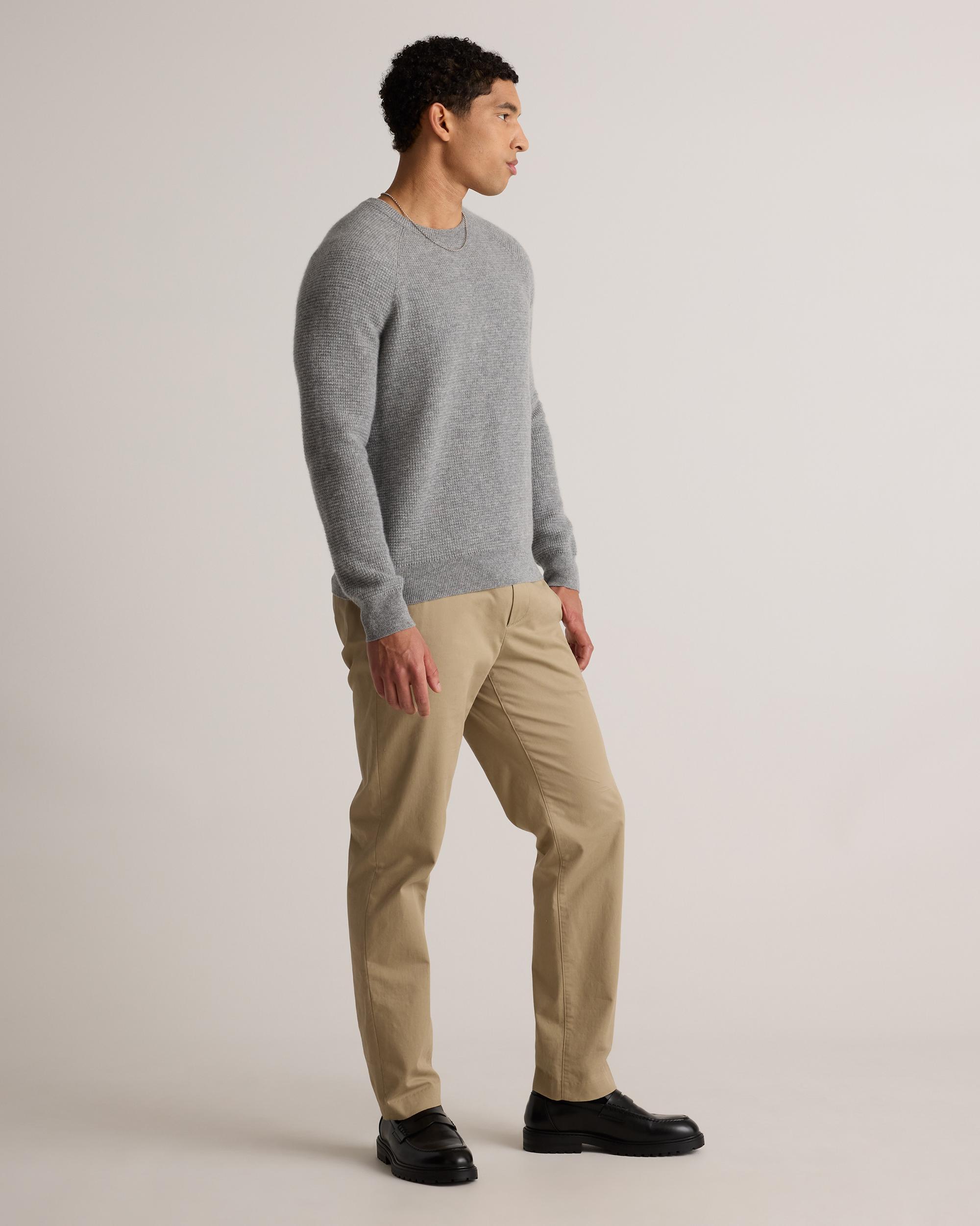 Quince | Men's Mongolian Cashmere Waffle Sweatshirt Knit Sweaters, Size XL Product Image