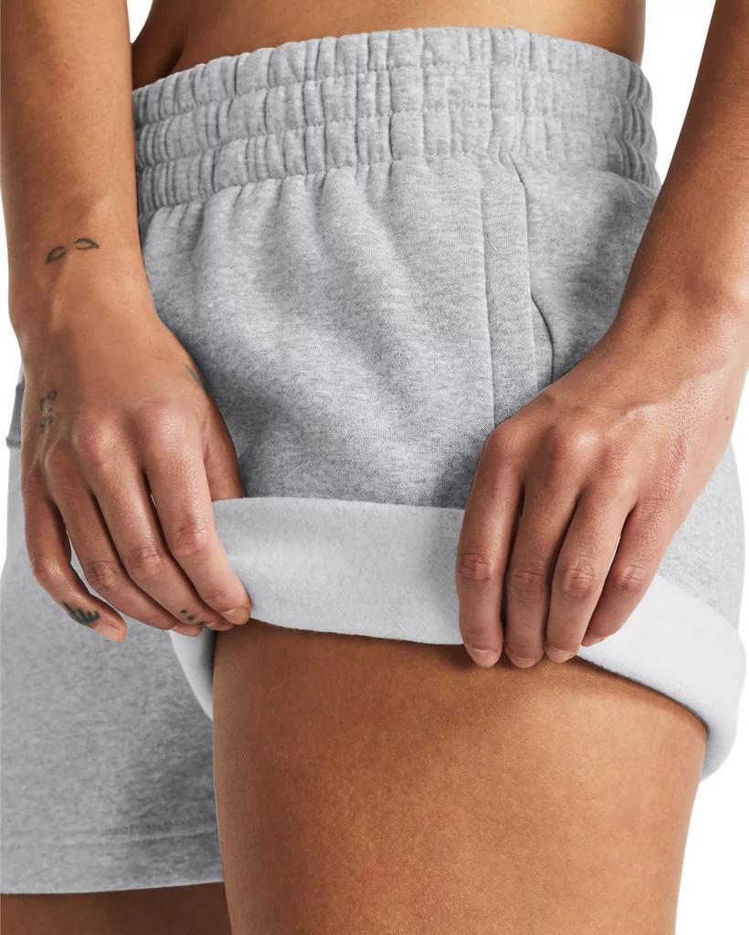 UA Rival Fleece Womens 3.5 Shorts Product Image