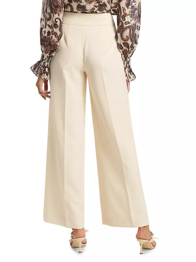Womens Angelica Wide-Leg Trousers Product Image