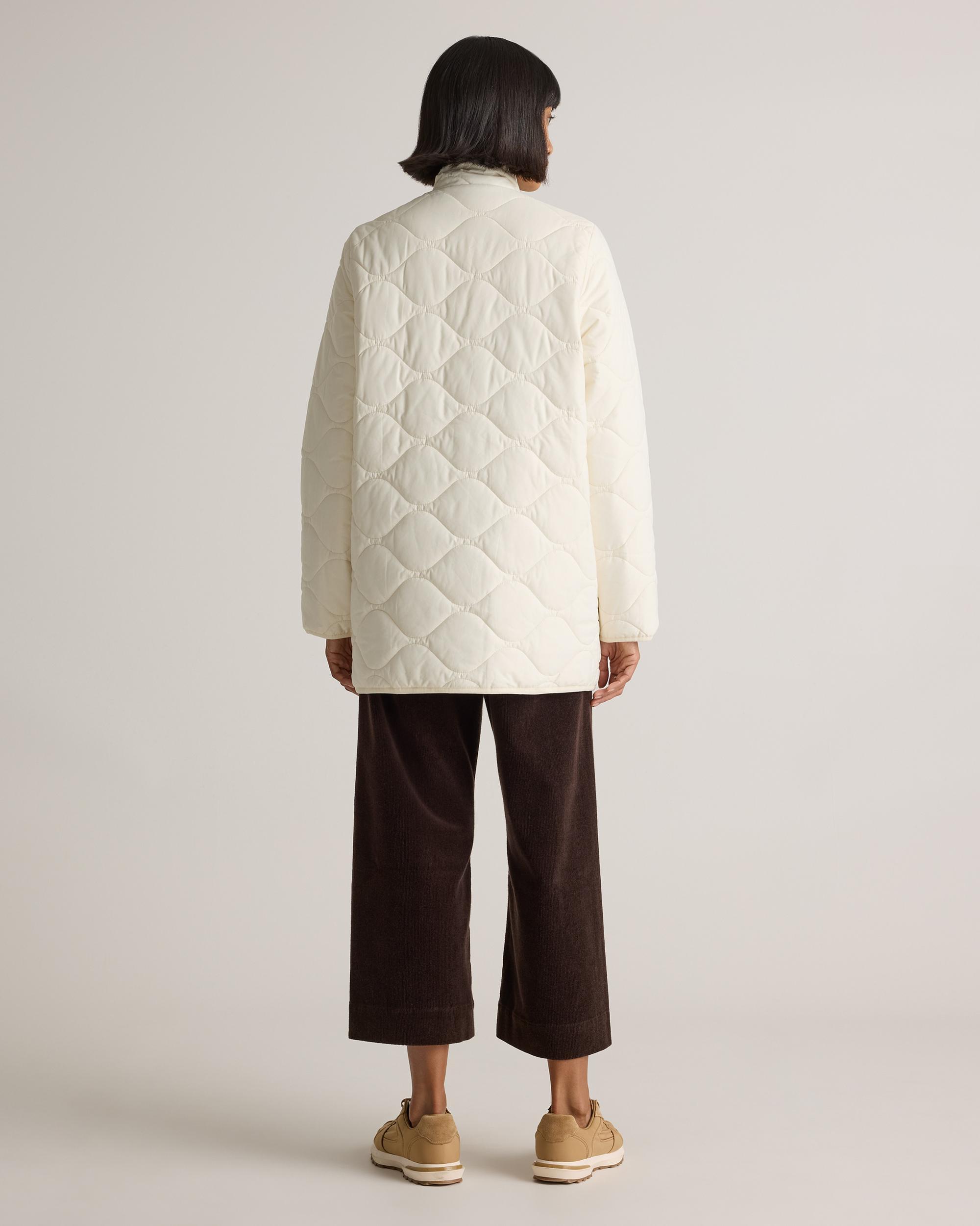 Quince | Women's Featherless Quilted Long Puffer Jacket Size XL, Nylon Product Image