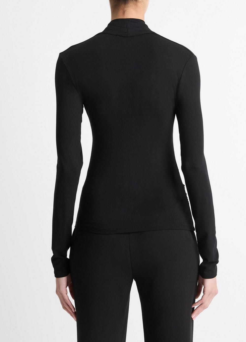 Womens Fixed Wrap Long-Sleeve Top Vince Product Image