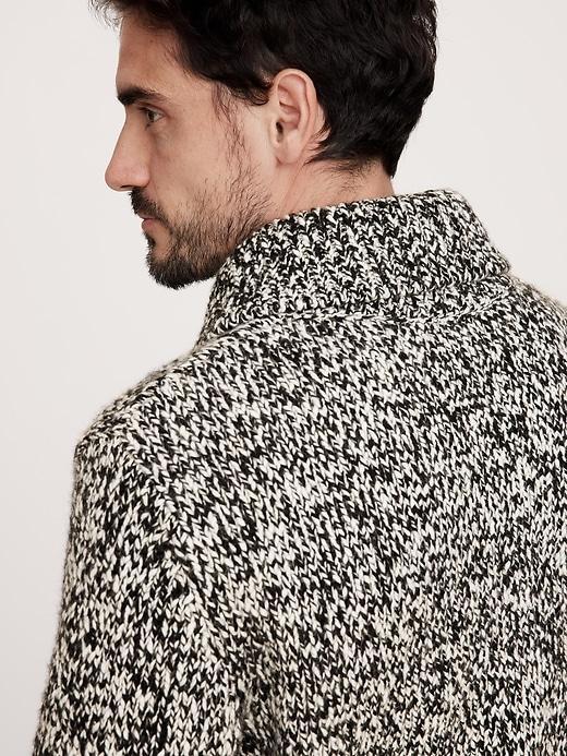 Relaxed Cotton-Merino-Alpaca Sweater Polo Product Image