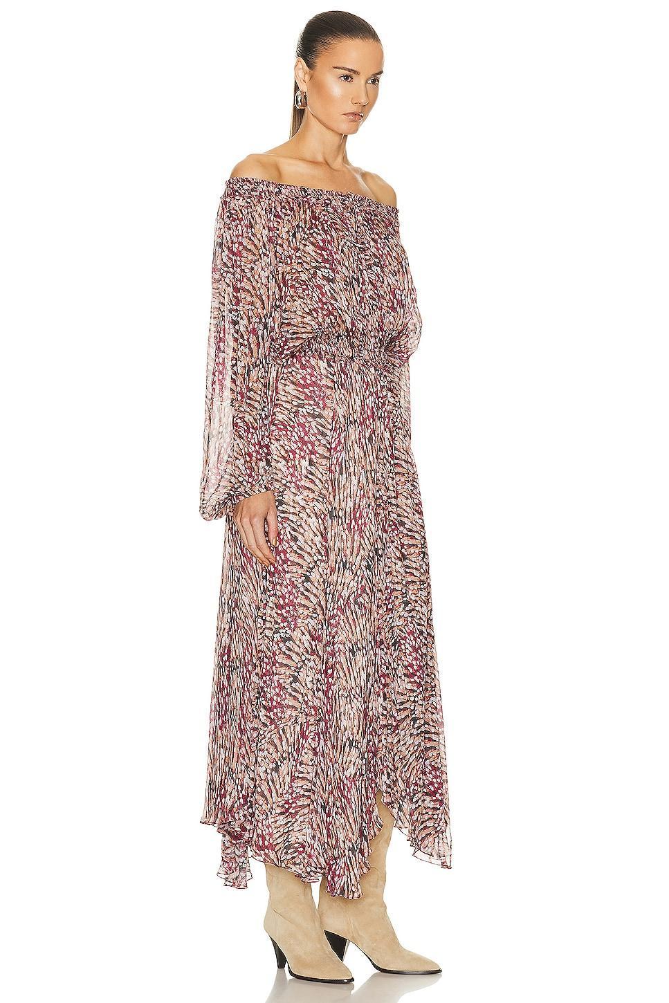 Isabel Marant Etoile Volga Dress in Pink Product Image