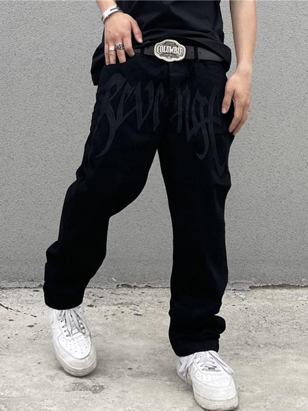 Men's Washed Revenge Straight Leg Jeans Product Image
