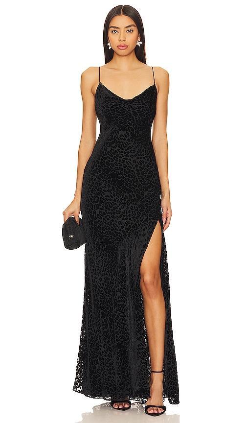 NICHOLAS Ariel Asymmetrical Cowl Gown Product Image