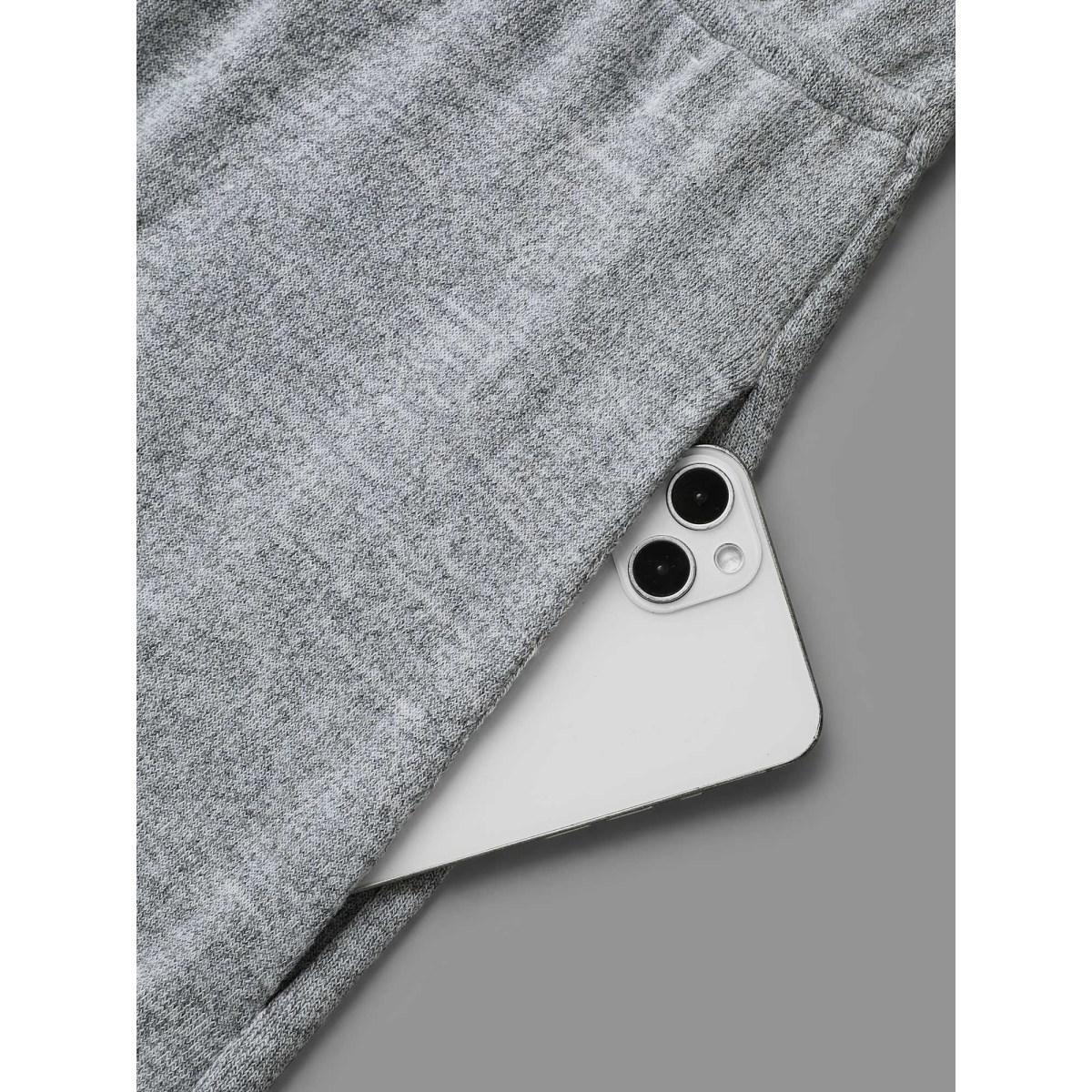 Plus Size LightGray Supersoft Button Drawstring Straight Jumpsuit Women Casual Half Sleeve Round Neck Everyday Loose Jumpsuits BloomChic 30/6X Product Image
