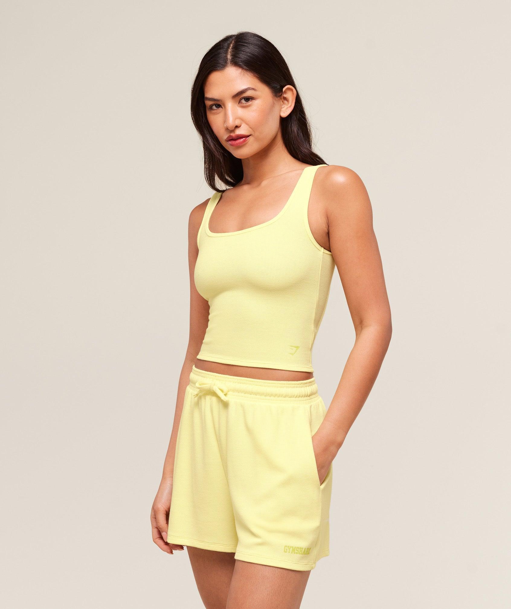 Waffle Cropped Tank Product Image