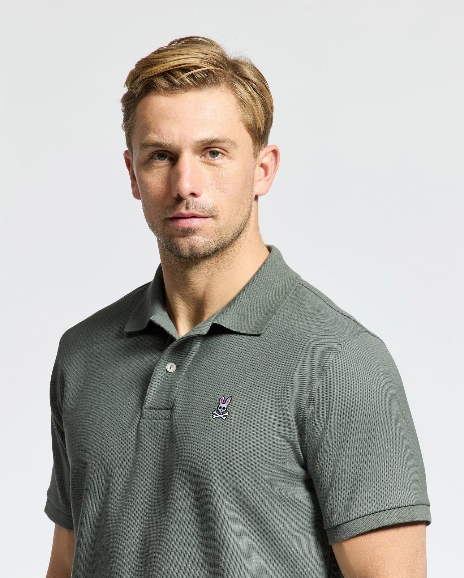 MENS CLASSIC PIQUE POLO SHIRT - B6K001B200 Product Image