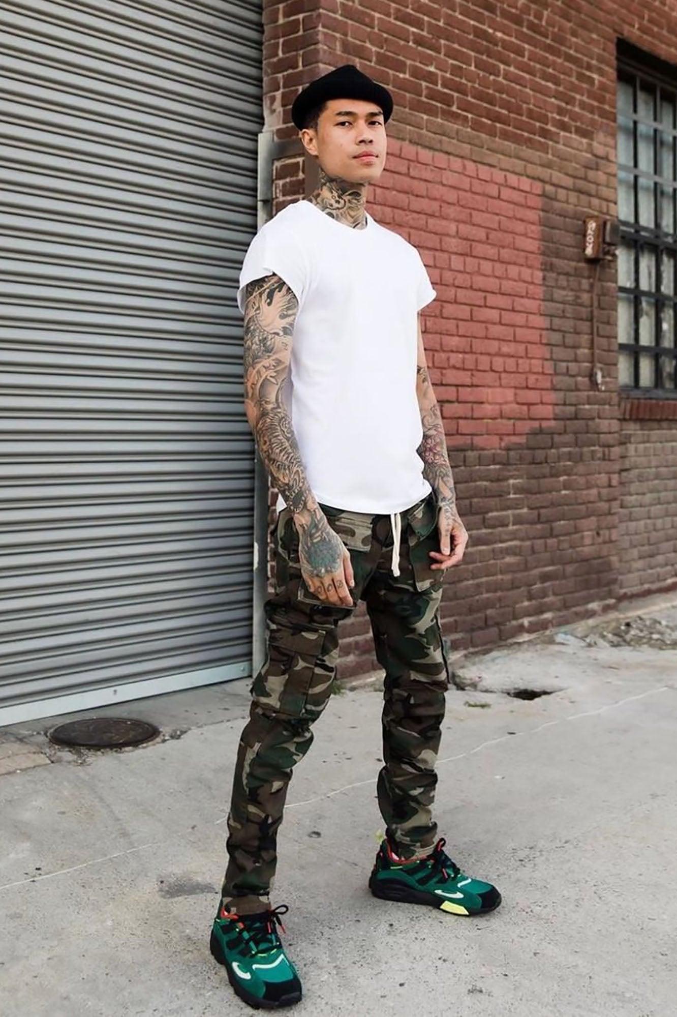 Hunter Slim Cargo Pants - Camouflage Product Image
