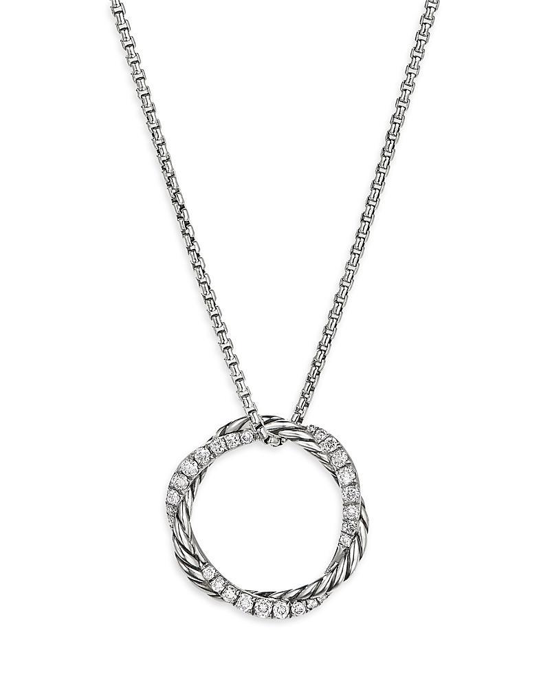 Petite Pave Infinity Pendant Necklace with Diamonds Product Image