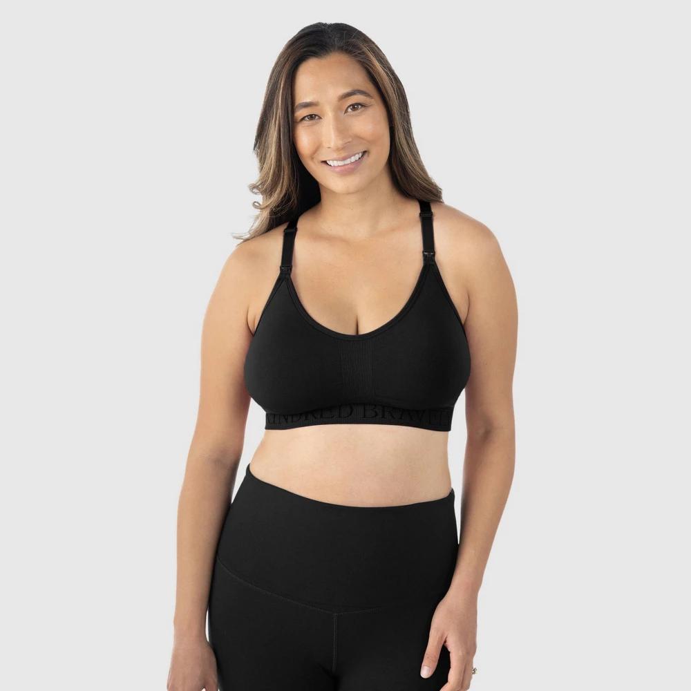Kindred Bravely Women's Sublime Nursing Sports Bra - Black Product Image