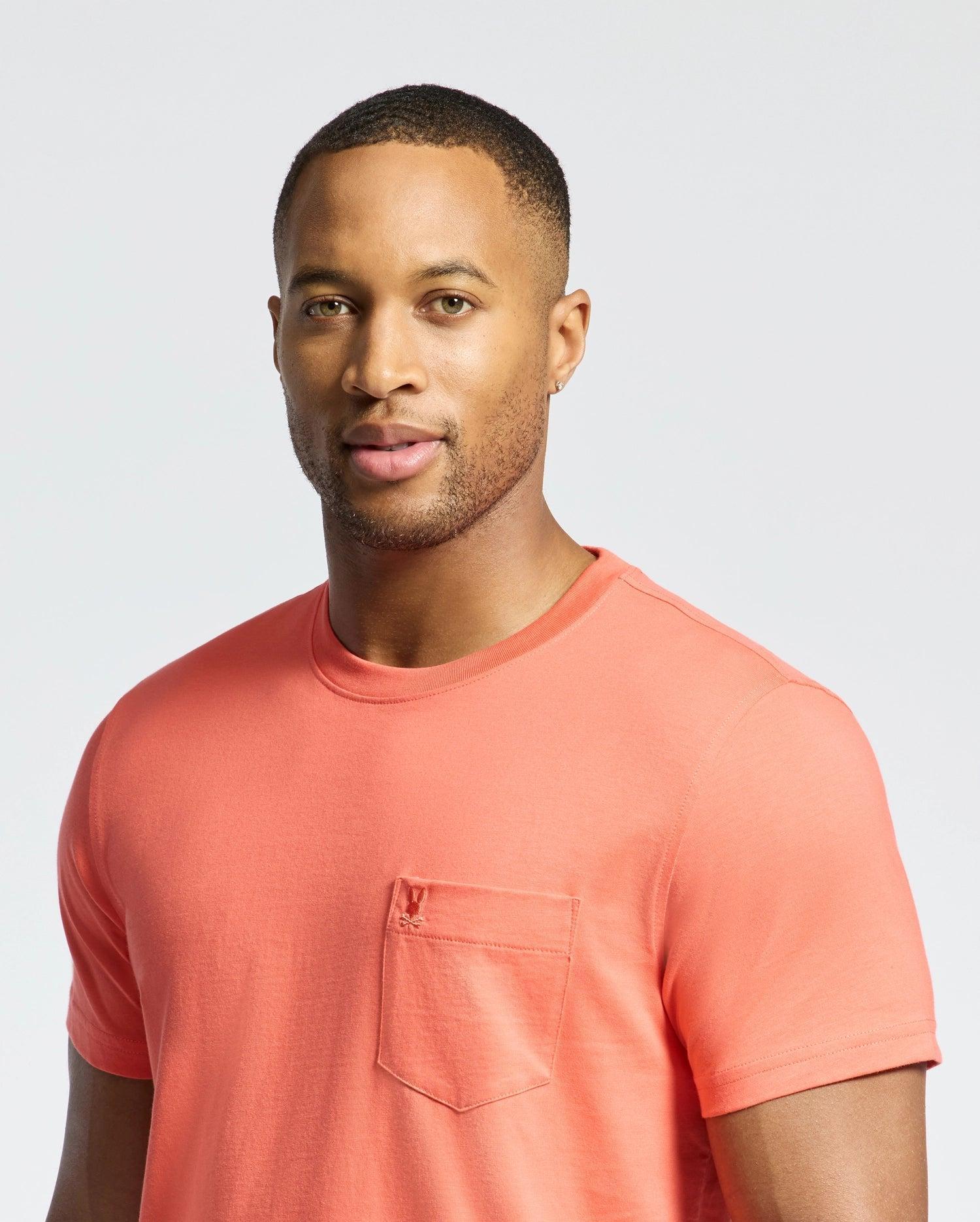 MENS BONNIE REGULAR FIT POCKET TEE - B6U011D200 Male Product Image