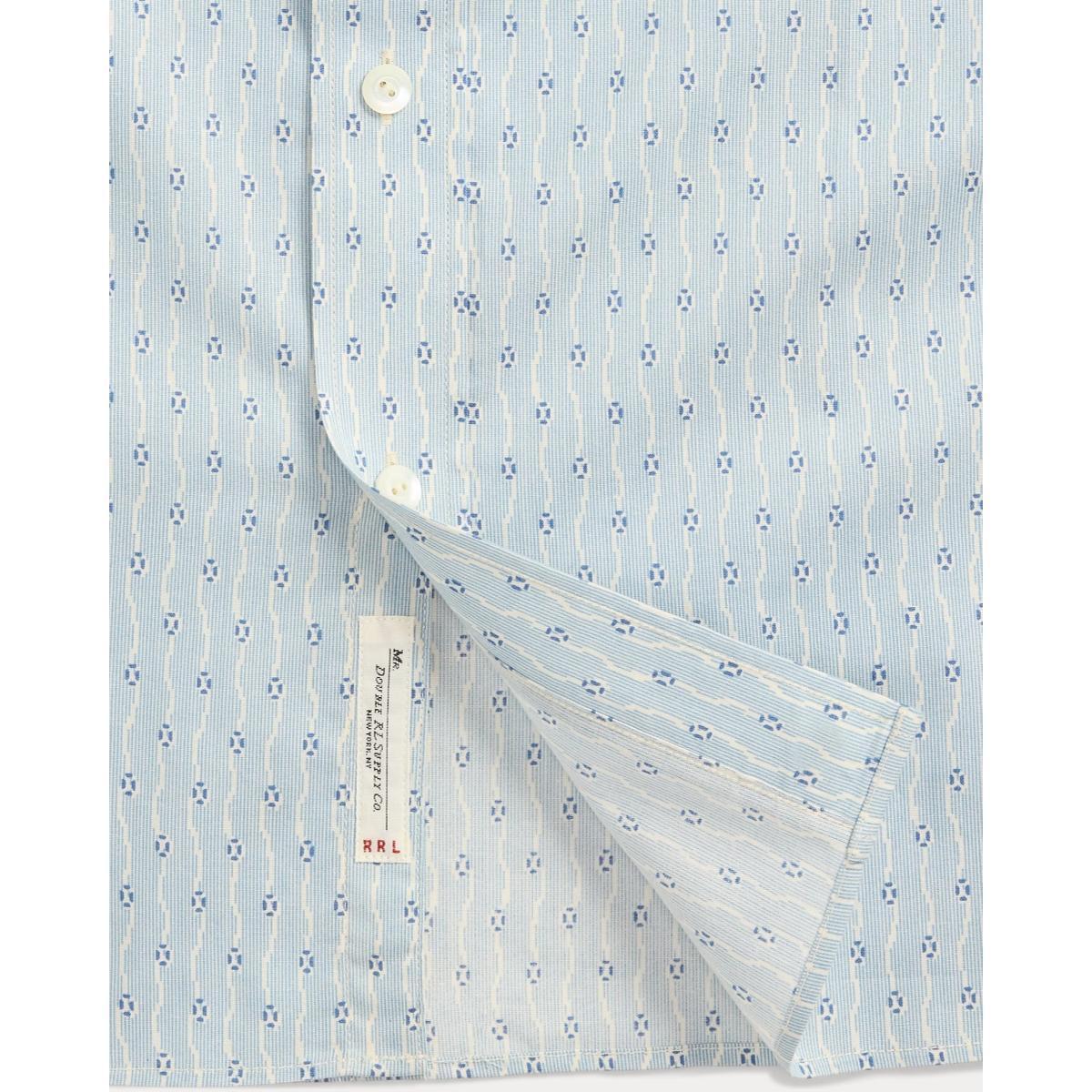 Floral-Print Woven Shirt Blue Multi Product Image