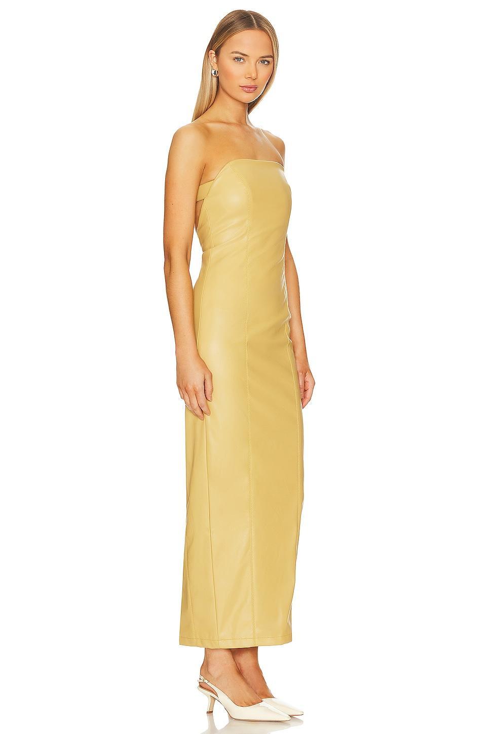 Bruna Faux Leather Maxi Dress Camila Coelho Product Image
