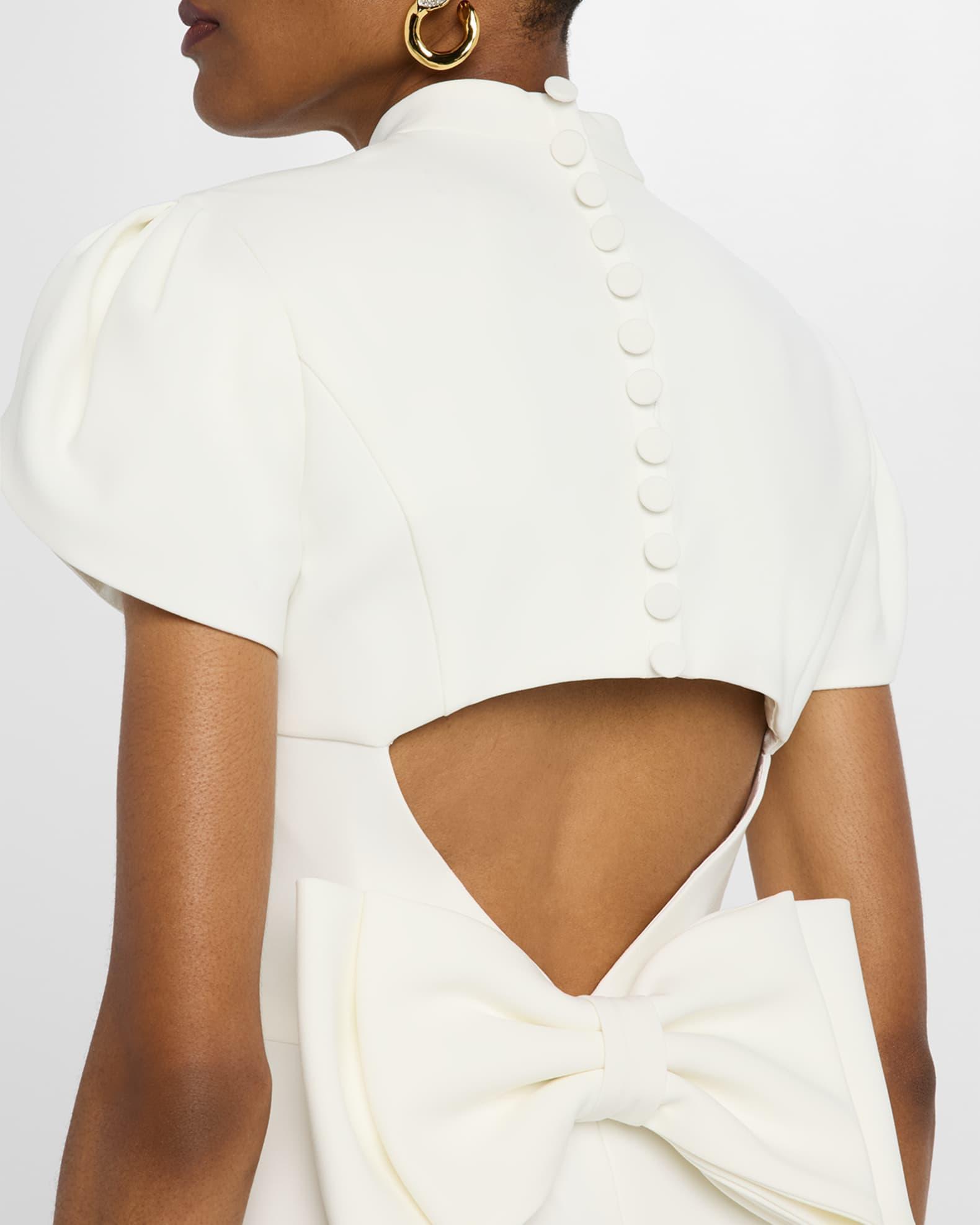 Cutout Bow-Back Mini Dress Product Image