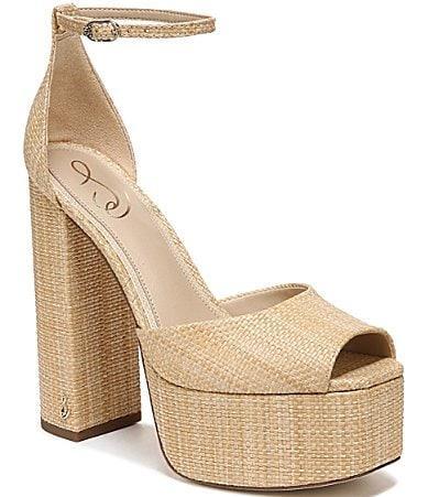 Sam Edelman Womens Kori Flora High Heel Platform Sandals Product Image