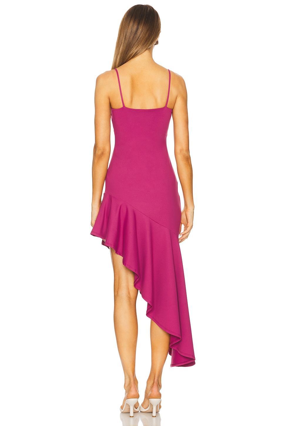 Asymmetrical Ruffled String Dress Susana Monaco Product Image