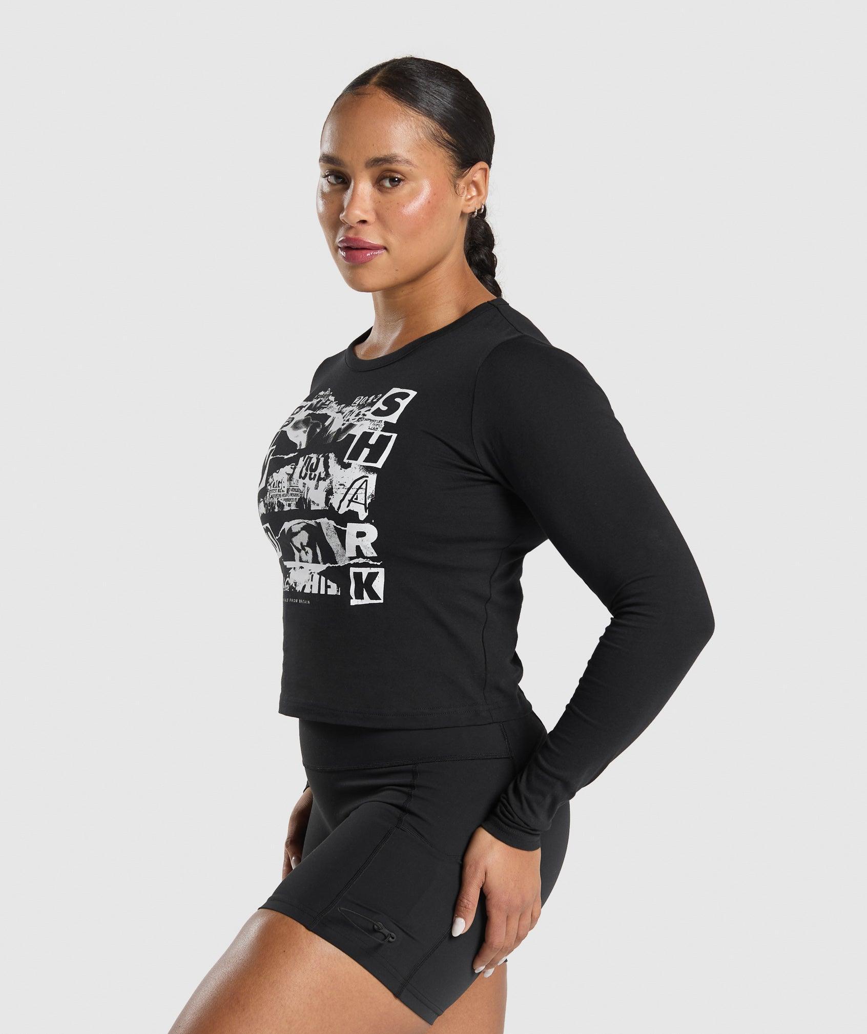 Punk Graphic Long Sleeve Midi Top Product Image