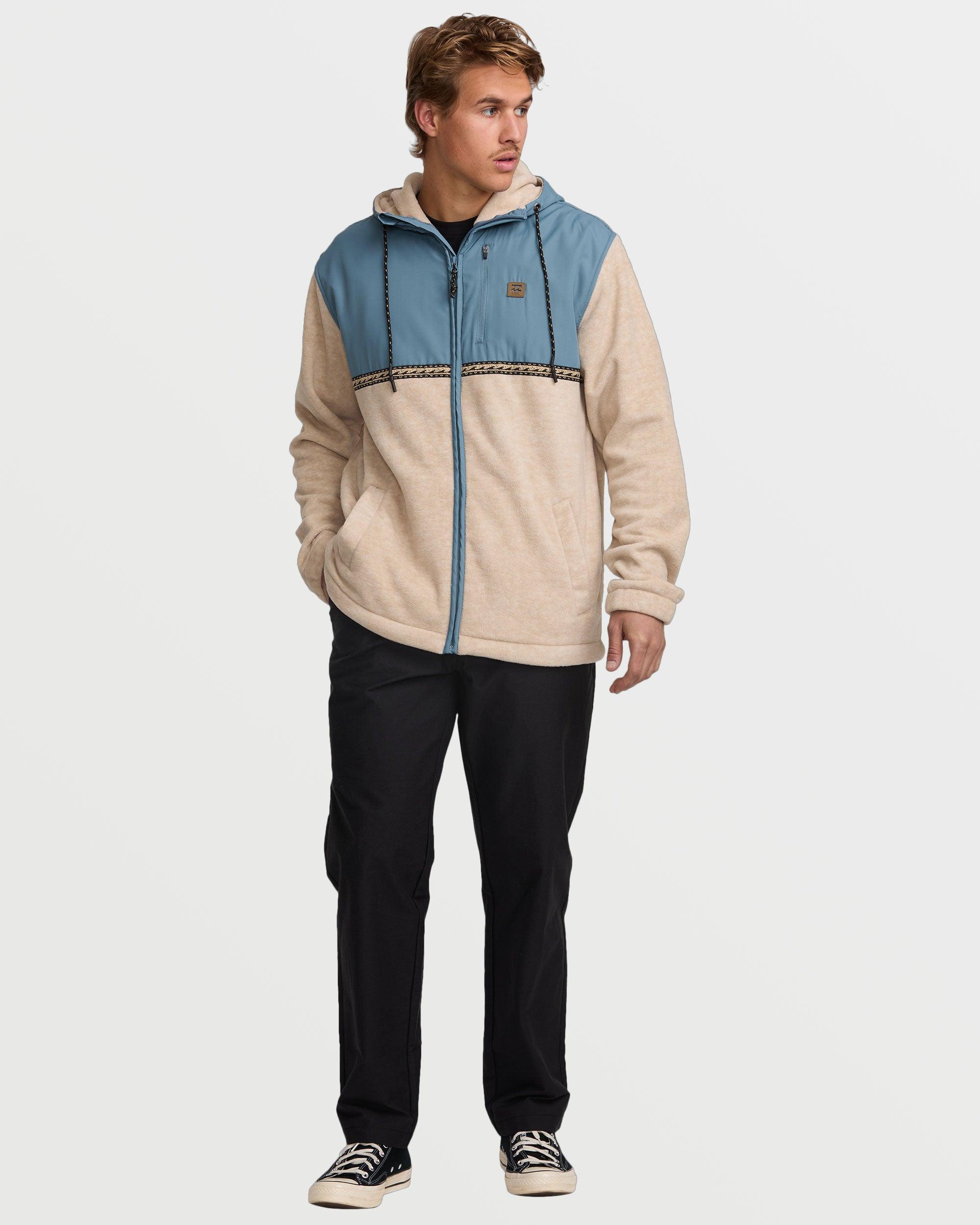 Boundary Lite Zip Sweatshirt - Bleached Sand Male Product Image