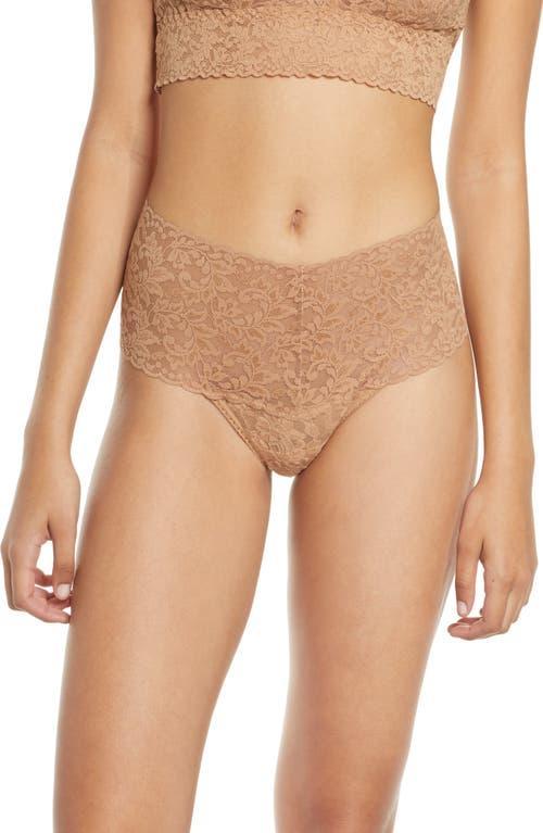 Retro Signature Lace Thong Product Image