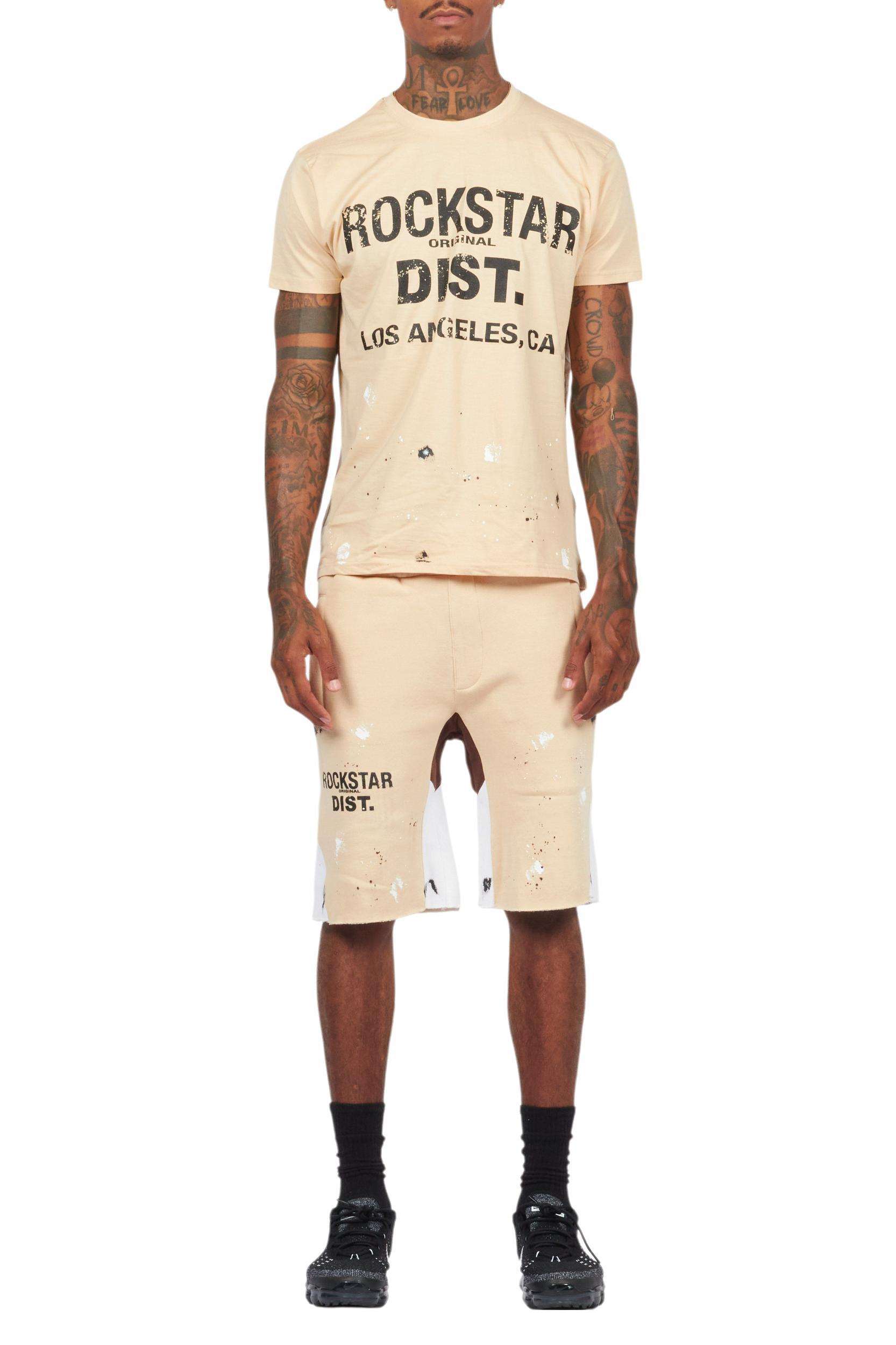 Scottie Beige Painter T-Shirt/Short Set Male Product Image