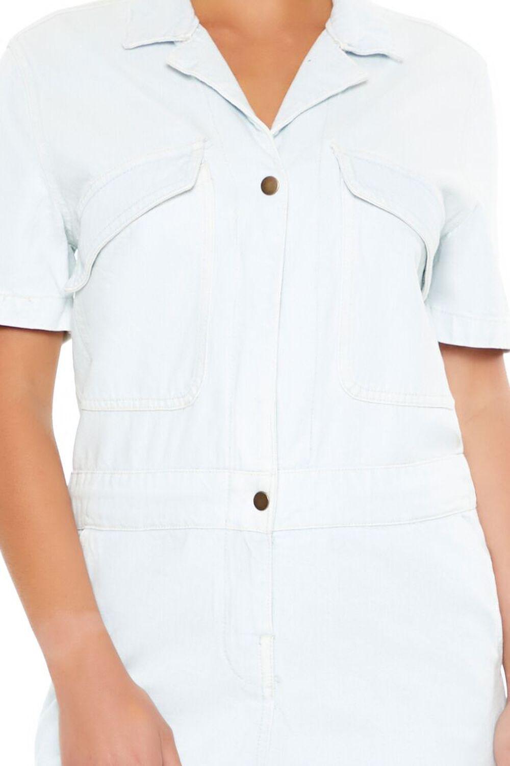 Button-Front Denim Jumpsuit | Forever 21 Product Image