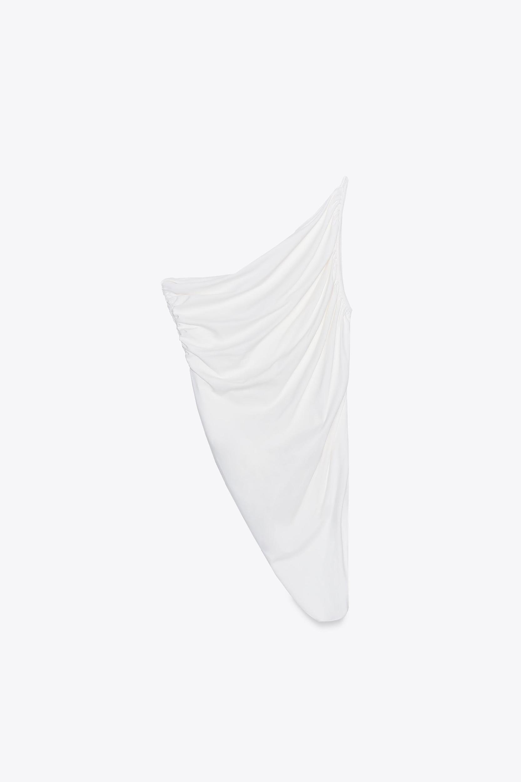 ASYMMETRIC DRAPED BODYSUIT Product Image