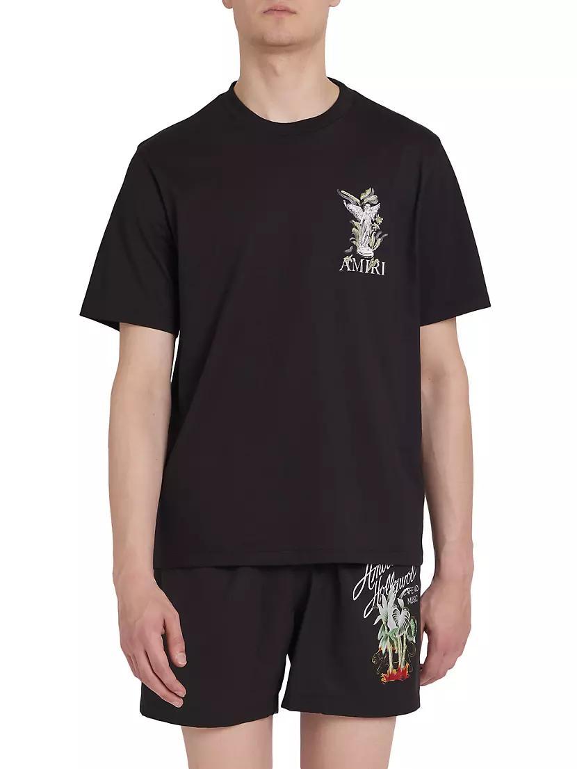 Mens Garden Cotton Crewneck T-Shirt Product Image