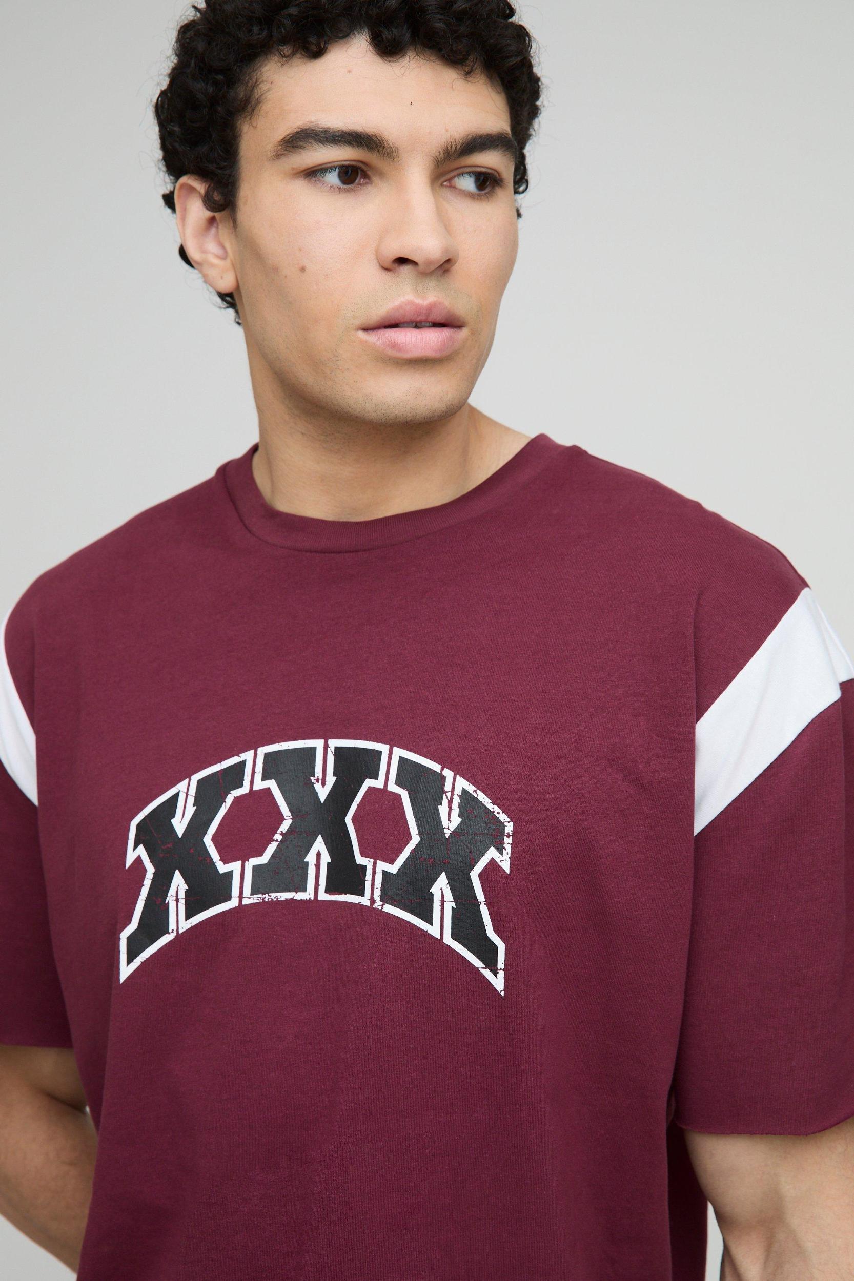 Oversized Boxy XXX Pride T-Shirt | boohooMAN USA Product Image