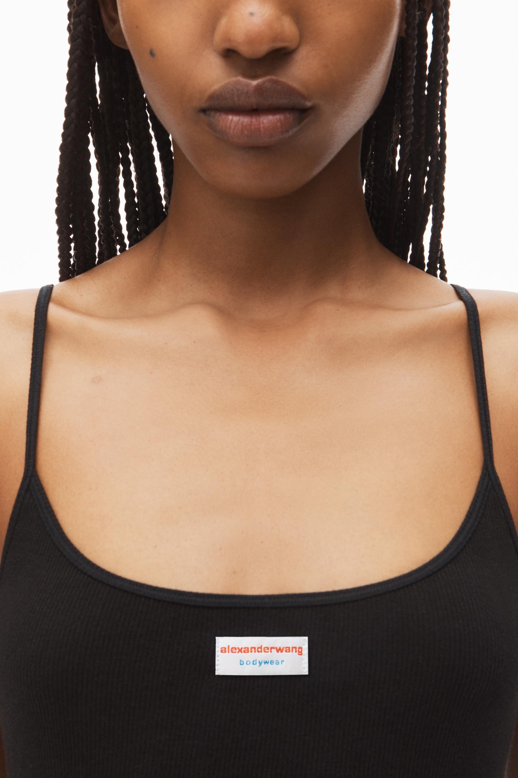 Crysal Hotfix Cami Dress In Waffle Knit Product Image