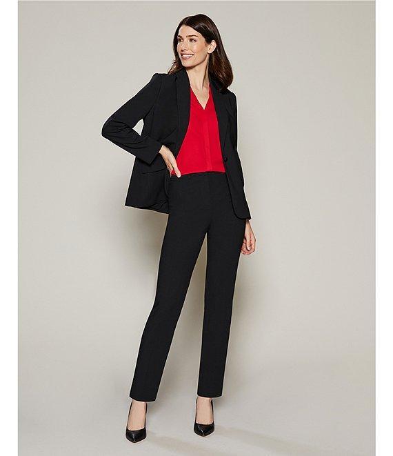 Investments Platinum Suiting Long Sleeve One Button Notch Lapel Blazer Product Image