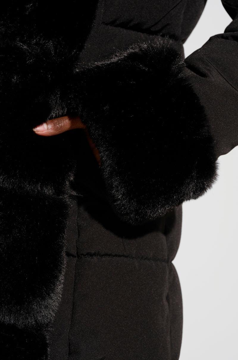 ARLETTE FUR TRIM PUFFER Product Image
