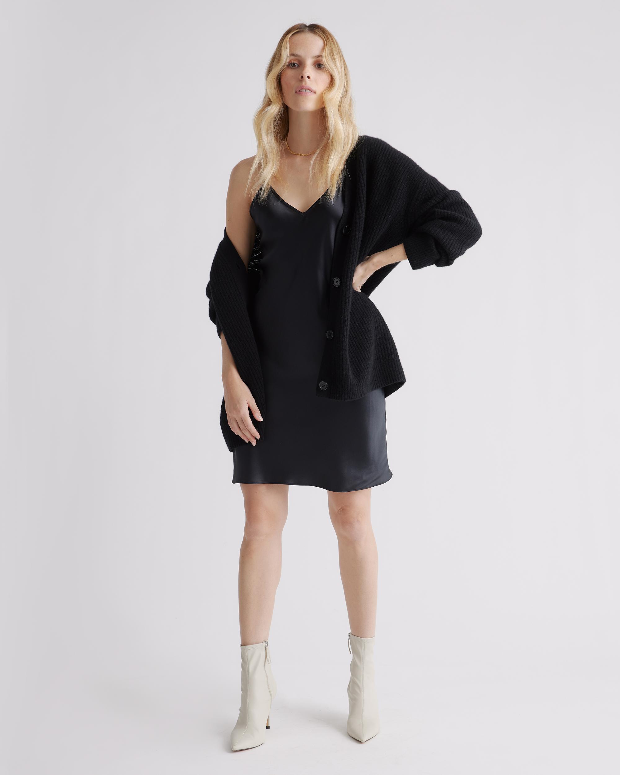 Quince | Women's Mini Slip Dress Silk Product Image