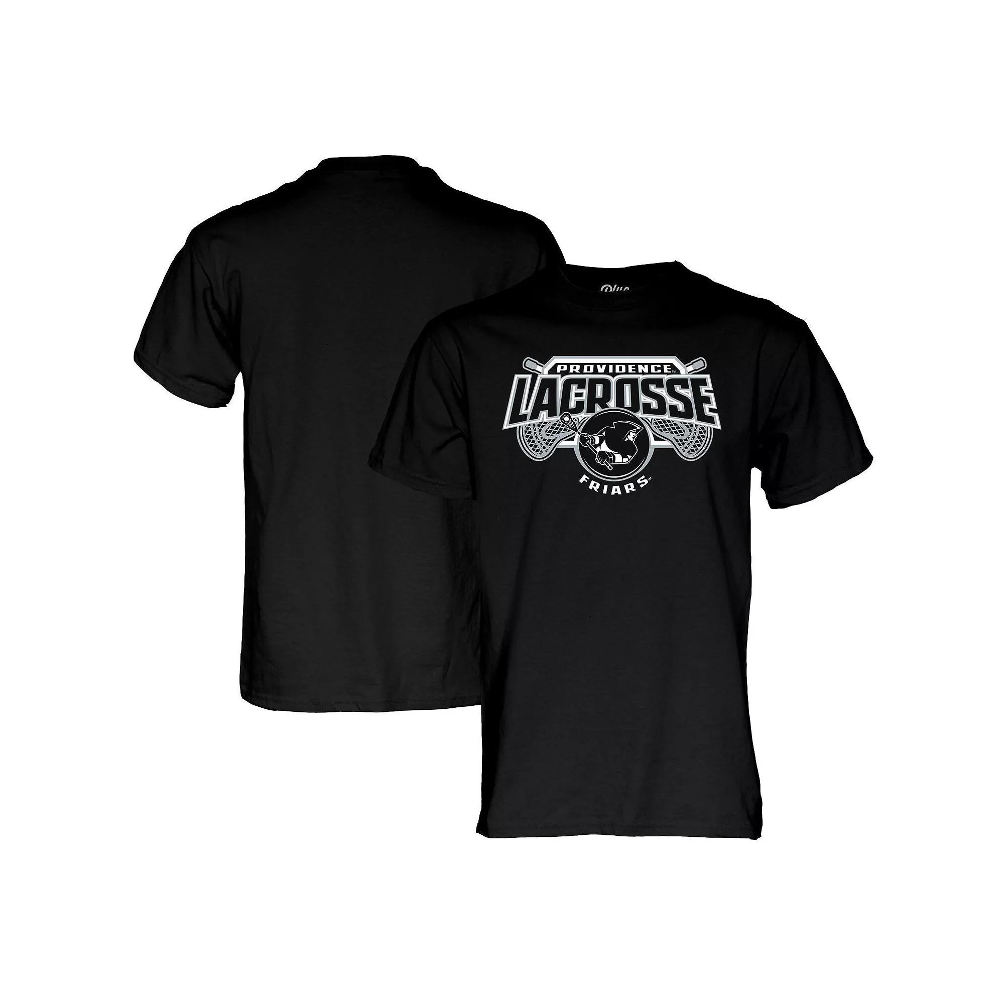 Unisex Blue 84  Black Providence Friars 2024 Men's Lacrosse Season T-Shirt, Adult Unisex, Size: 3XL, Prv Black Product Image