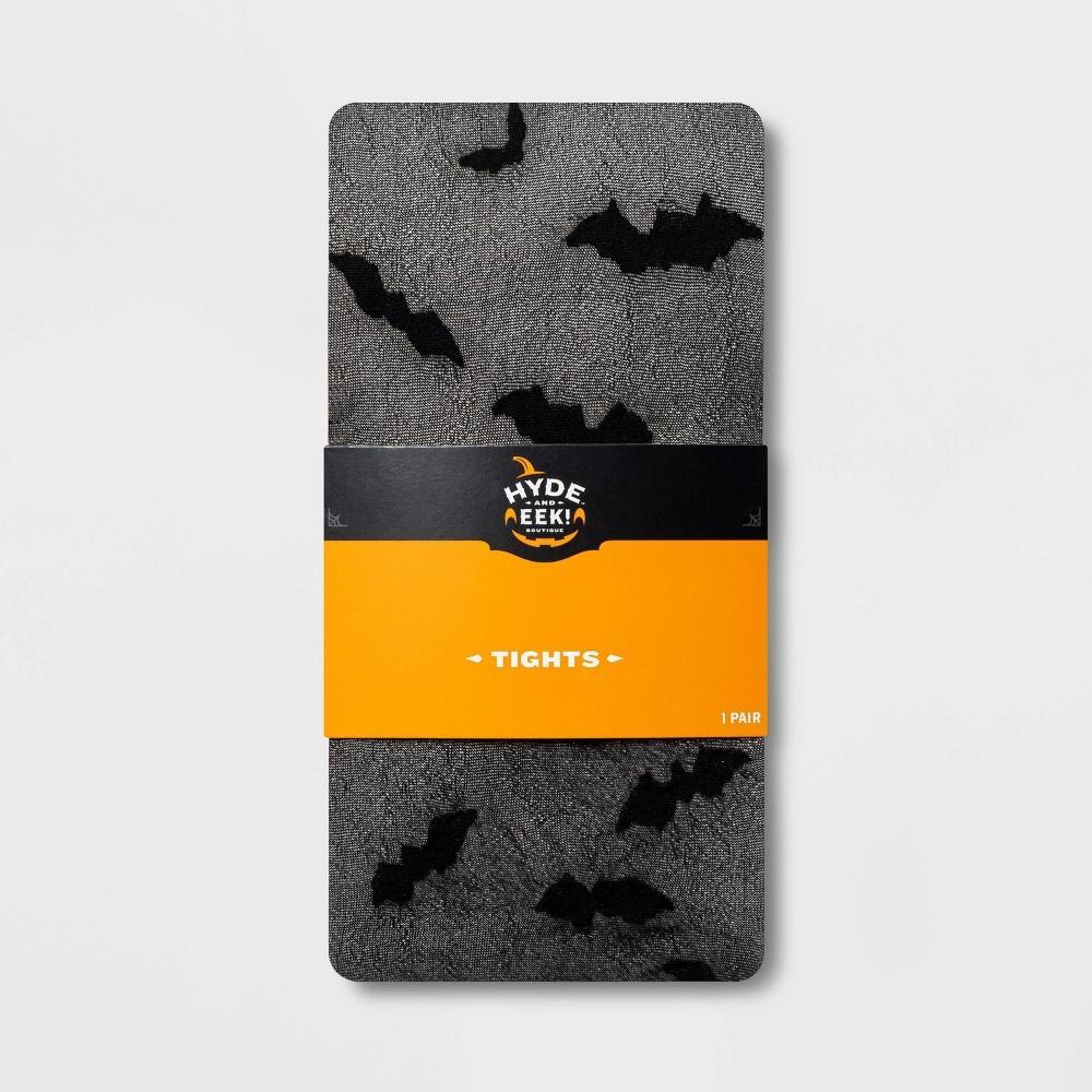 Women's Bat Sheer Halloween Tights - Hyde and EEK! Boutique™ Black Product Image