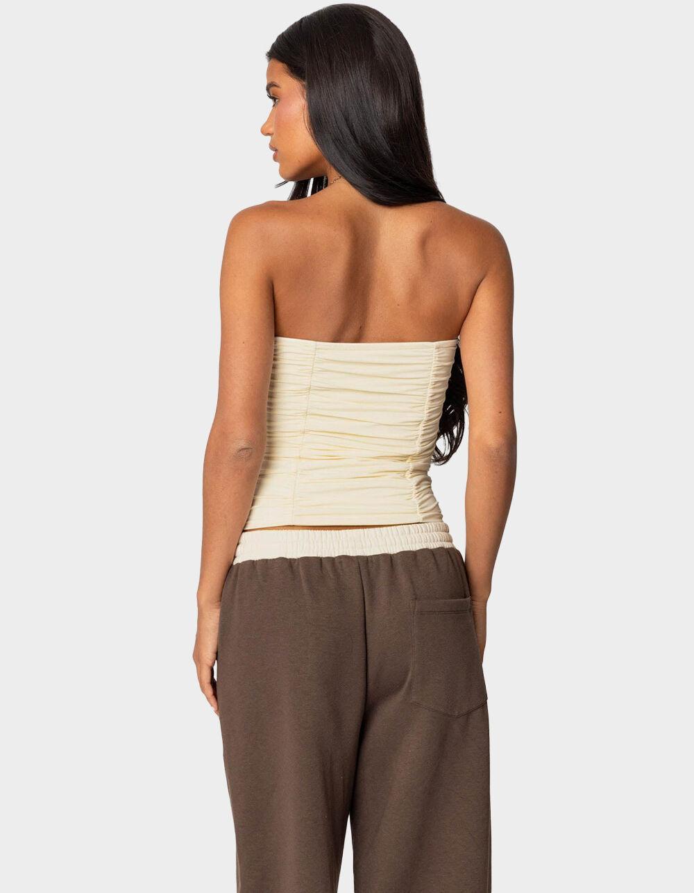EDIKTED Fifi Gathered Strapless Top Product Image