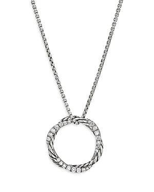 Petite Pave Infinity Pendant Necklace with Diamonds Product Image