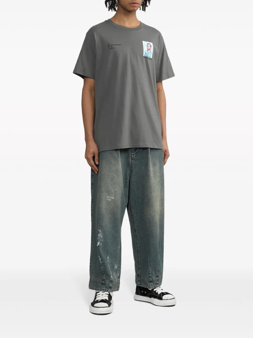 Van Gogh-print cotton T-shirt Product Image